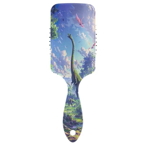 Cartoon-Dinosaurier-Welt-Kissenbürste, antistatische Bürste, Haarkämme, Damen-Zubehör von RPLIFE