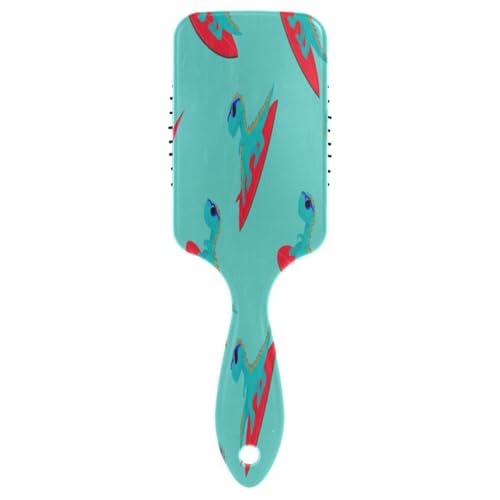 Cooles Dinosaurier-Surfkamm-Massagegerät, Kämme für Frauen, antistatisch, Kämme für lockiges Haar von RPLIFE