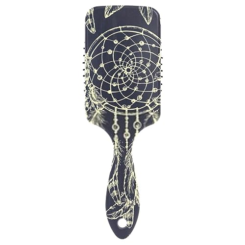 Dream Catcher Sketch Pattern Air Cushion Massager Brush, Detangling Hair Brush, Combs Men von RPLIFE