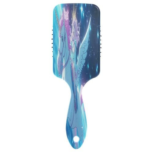 Einhorn Animation Kissen Haarbürste, Haarentwirrbürste, antistatische Haarbürste, Haarkämme Frauen Zubehör Einhorn Animation Kissen Haarbürste, Haarentwirrbürste, antistatische Haarbürste, Haarkämme Frauen Zubehör von RPLIFE