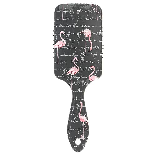 Flamingo Flock Kissen Haarkamm Anti Static Bürste Gesunde Haarbürste Kamm Modern von RPLIFE