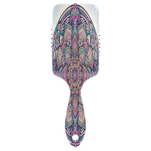 Mandala-Kissenkamm, Haarentwirrungsbürsten, Kämme für Damen, antistatisch, Stylingbürste Mandala-Kissenkamm, Haarentwirrungsbürsten, Kämme für Damen, antistatisch, Stylingbürste von RPLIFE