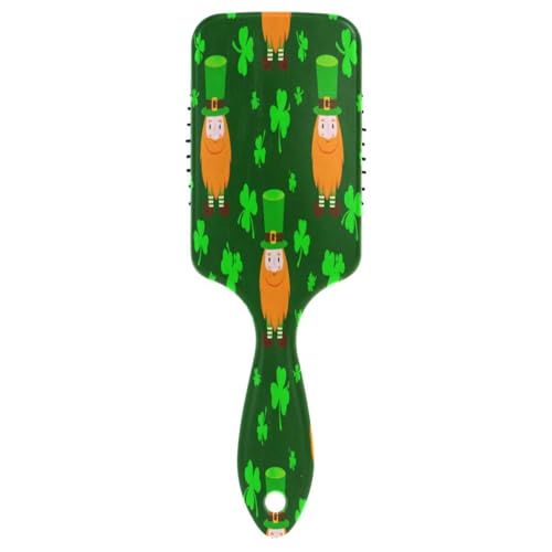 Niedliche Kobolde Kleeblatt Grün Kissen Haarkamm Entwirrungskamm Kämme lockiges Haar Frauen von RPLIFE