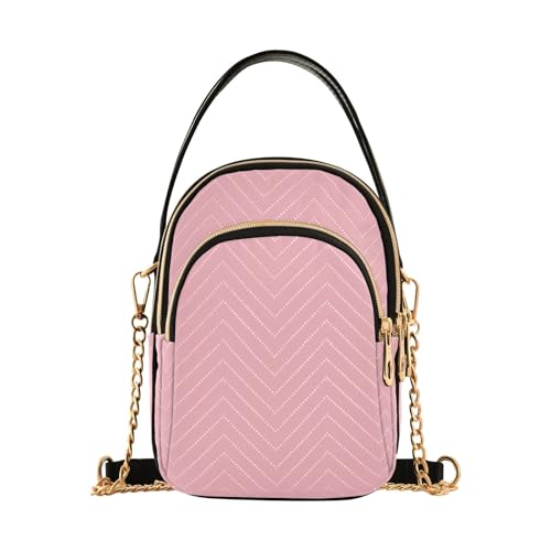 RPLIFE Blush Pink Gesteppte Umhängetasche Kleine Kleine Handtasche für Damen von RPLIFE