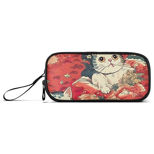 RPLIFE Cat Pencil Case Pouch, Pencil Zipper Pouch, Pencil Pouch Large von RPLIFE