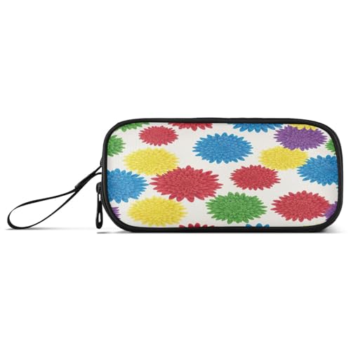 RPLIFE Chrysanthemum Federmäppchen, großes Fassungsvermögen, Herren-Federmäppchen von RPLIFE