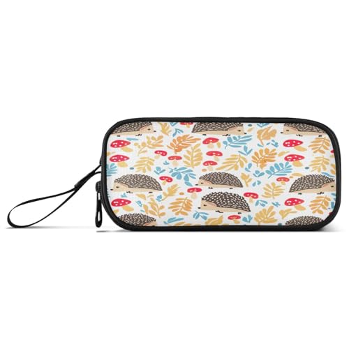 RPLIFE Federmäppchen mit niedlichem Igel-Design, elastisches Federmäppchen, Schulbedarf von RPLIFE