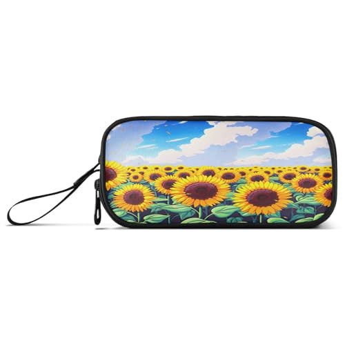 RPLIFE Field Sunflowers Clouds Federmäppchen, Federmäppchen, Leinwand, Schulmäppchen RPLIFE Field Sunflowers Clouds Federmäppchen, Federmäppchen, Leinwand, Schulmäppchen von RPLIFE