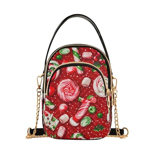 RPLIFE Gesteppte Umhängetasche, Reisetasche, Rot / Grün von RPLIFE