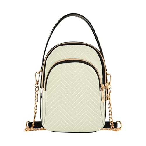 RPLIFE Hellgelbe gesteppte Schulterhandtasche für Damen von RPLIFE