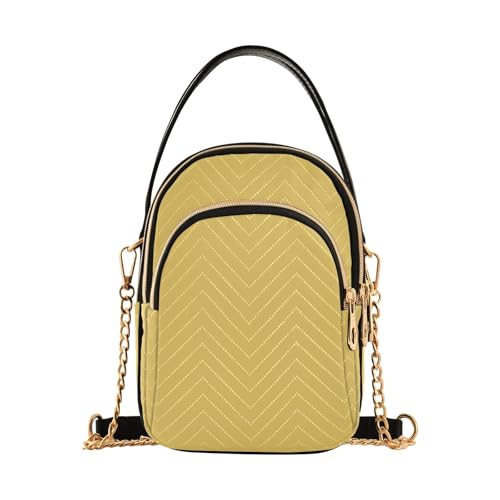 RPLIFE Jasmine Damen Crossbody Taschen Gesteppte Geldbörse mit Kette Handy Geldbörse Handtasche von RPLIFE