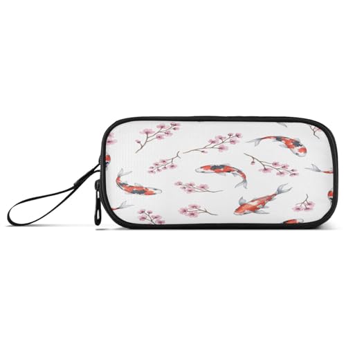 RPLIFE Koi Fish Floralwhite Federmäppchen Große Stiftebox Erwachsene Federmäppchen von RPLIFE