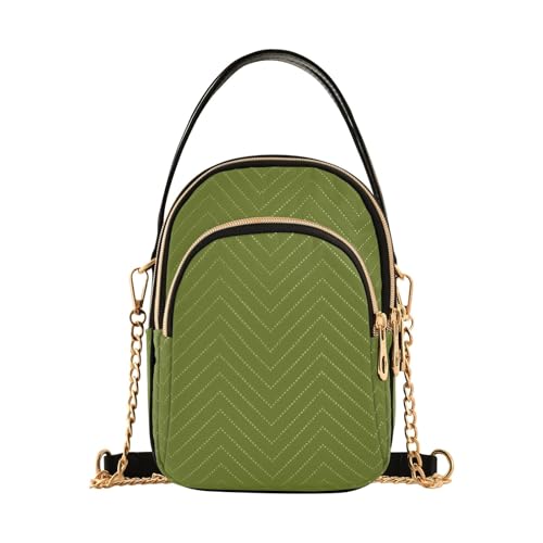 RPLIFE Moss Green Crossbody Wallet Bags for Women Small Purse with Handle von RPLIFE