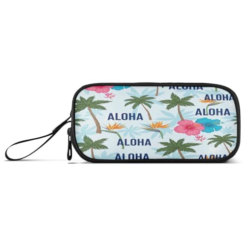 RPLIFE Palmen Federmäppchen, Multi Pocket Pencil Pouch, Federmäppchen für Erwachsene von RPLIFE