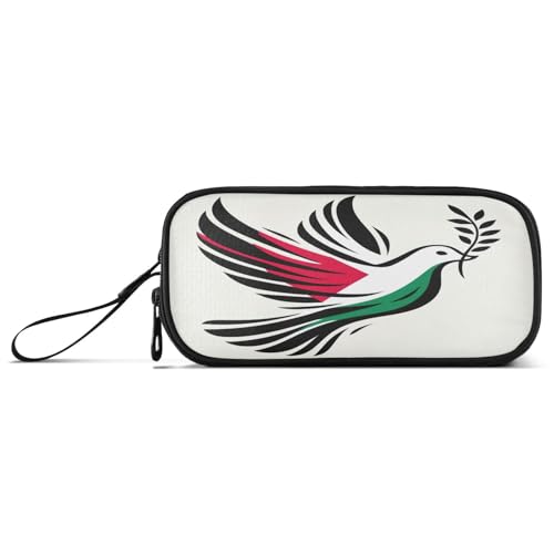 RPLIFE Peace Symbol Stift und Federmäppchen, Reißverschluss Bleistiftbeutel, Federmäppchen für Mädchen von RPLIFE