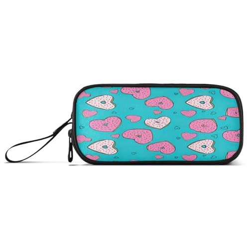 RPLIFE Rosa Weiß Herzform Blau Federmäppchen Große Federmäppchen Mäppchen Mäppchen Mädchen von RPLIFE