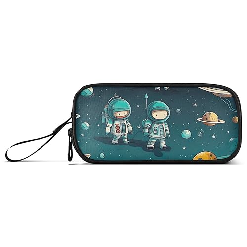 RPLIFE Space Characters with Stars Pencil Pounch, Zipper Pencil Pouch, Pencil Bag for School von RPLIFE