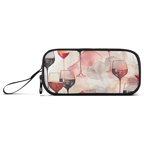 RPLIFE Wine s by Lindsay Mcdougall Basic Pencil Pouch, Pencil Pouch Big, School Pencil Case von RPLIFE