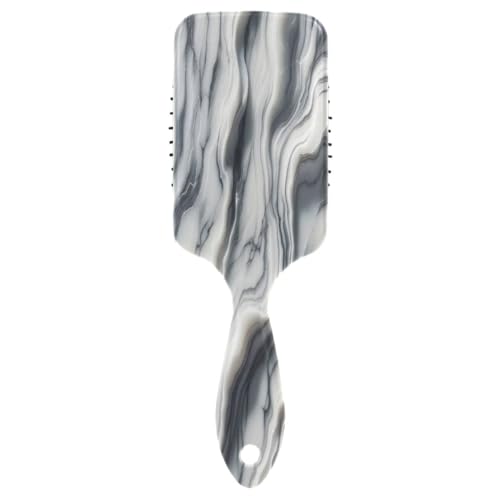 Stripe White Marble Texture Air Cushion Comb, Detangling Hair Brush, Hair Brush Men von RPLIFE