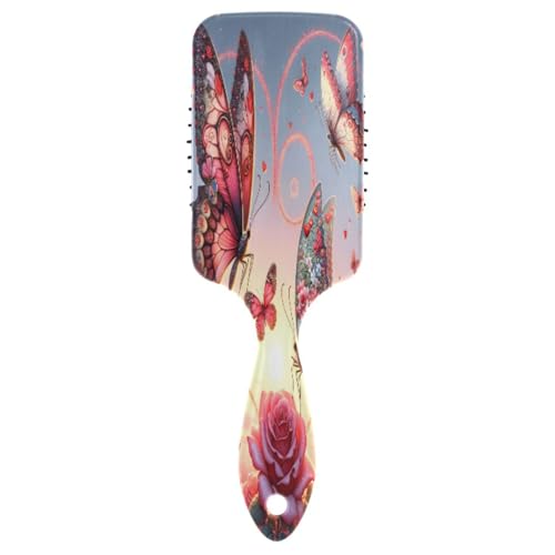 Valentine Schmetterlinge Kissen Haarbürste, antistatische Haarbürste, gesunde Haarbürste, Haarbürste trocken Valentine Schmetterlinge Kissen Haarbürste, antistatische Haarbürste, gesunde Haarbürste, Haarbürste trocken von RPLIFE