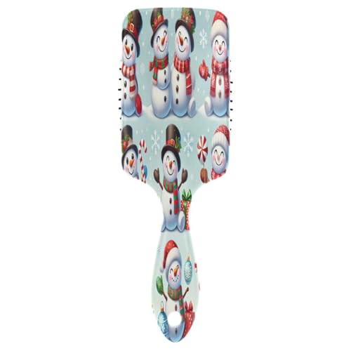 Weihnachts-Haarbürsten für Damen, mit Nylonborsten, antistatisch und krauses Haar, für nasses und trockenes Haar von RPLIFE