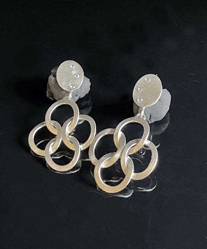 Filigrane Ohrringe Mit Tansanit von RPSchmuckDesign