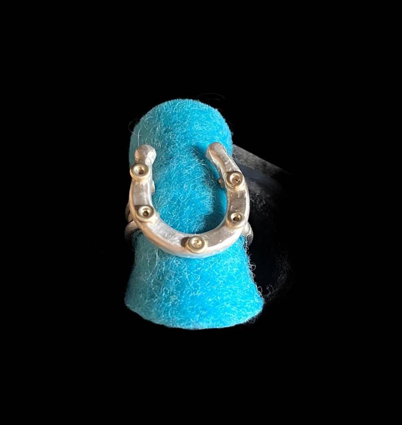 Silberner Hufeisenring Gr. 56 - Nicht Nur Für Pferdeliebhaberinnen von RPSchmuckDesign