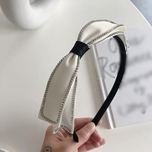 Haarbänder für Frauen Haarband for Frauen schwarz weiß Stirnband Schleife Haarschmuck von RPXHZLKTM