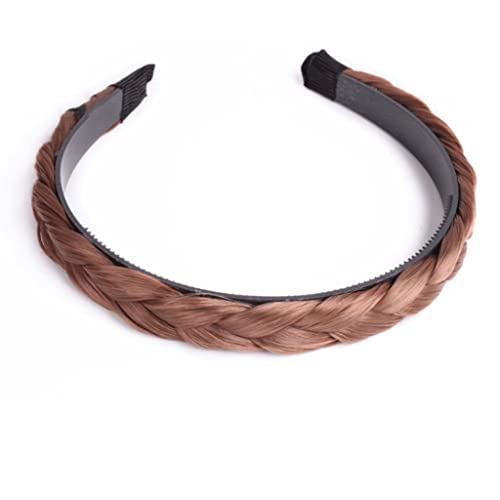 Haarbänder für Frauen Perücke geflochtene Haar-Accessoires Frauen böhmische Perücke Stirnband Kopfschmuck Haar-Styling(1.8cm) von RPXHZLKTM