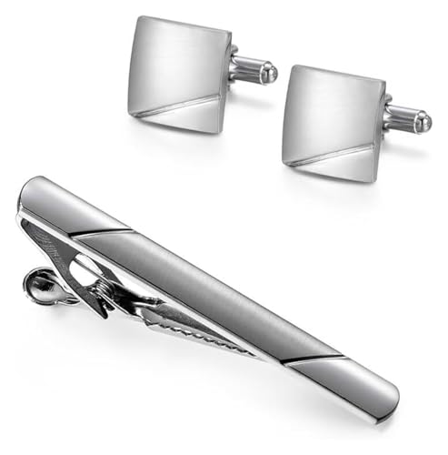 Krawattenklammer Krawattenklammer Manschettenknöpfe Set Französische Kupfer Manschettenknöpfe Bankett Anzug Hemd Krawattenklammer Zubehör, Einheitsgröße, Metall Krawattenklammer Krawattenklammer Manschettenknöpfe Set Französische Kupfer Manschettenknöpfe Bankett Anzug Hemd Krawattenklammer Zubehör, Einheitsgröße, Metall von RPXHZLKTM