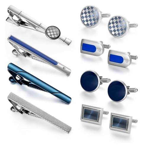 RPXHZLKTM Krawattenklammer Tie Clip Cufflinks Set Herren Shirt Cuff Pin Accessory Cufflinks Tie Clip RPXHZLKTM Krawattenklammer Tie Clip Cufflinks Set Herren Shirt Cuff Pin Accessory Cufflinks Tie Clip von RPXHZLKTM
