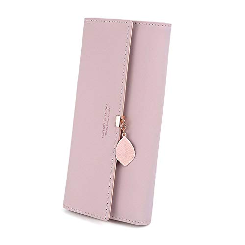 RRANCharltu Geldbörse Damen Leder Portemonnaie Damen Große Kapazität Geldbeutel mit vielen Kartenfächer Fächern und Kleingeldfach von RRANCharltu
