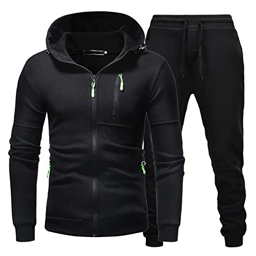 Herren Trainingsanzug | Jogginganzug | Sportanzug |Sportswear Tracksuit Jogging Suit Pullover Hooded Jacket + Trousers Hoodie Autumn Winter Hoodie + Pants Set Herren Jogginganzug Bankett/Arbeit von RRGEAR