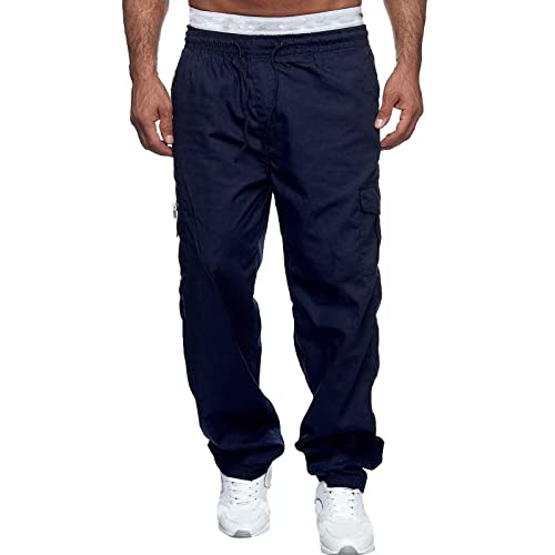 RRGEAR Cargohose Herren Vintage Militär Tactical Hosen mit Stretch Arbeitshose Outdoor Viele Taschen Leichte Baumwolle Cargohosen Sweatpants von RRGEAR