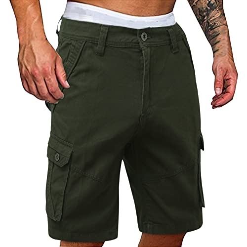 RRGEAR Herren Cargo Shorts Kurze Hose Sommer Herrenshorts Short Men Pants Cargohose kurz Sommerhose f. Männer Kurze Hose Cargo Herren Sporthose Kurz Größe S - 5XL von RRGEAR