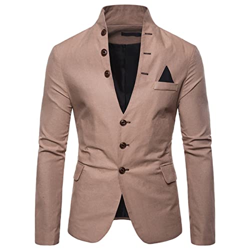 RRGEAR Herren Sakko Sportlich Slim Fit Blazer Männer Modern Freizeit Jackett Business Anzugjacke Sakko Herren Anzug Herren Slim Fit Freizeit/Komfort von RRGEAR