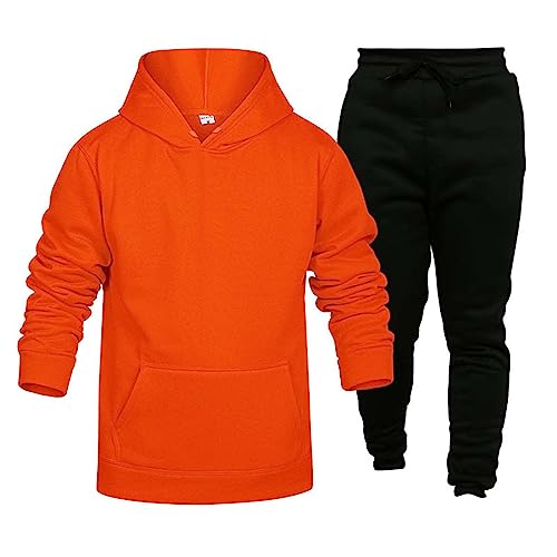 RRGEAR Herren Trainingsanzug Jogginganzug Sportanzug Jogging Anzug Hoodie-Sporthose Jogging-Anzug Trainings-Anzug Jogging-Hose Traningsanzüe Geschenk für Mäner von RRGEAR