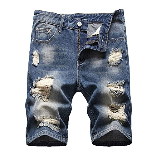 RRGEAR Jeans Shorts Herren | Kurze Hosen Herren Jeans | Shorts Herren für Outdoor | Jeans Kurz Herren | Shorts Herren | Herren Jeans Shorts | Kurze Hosen Herren Regular Slim von RRGEAR