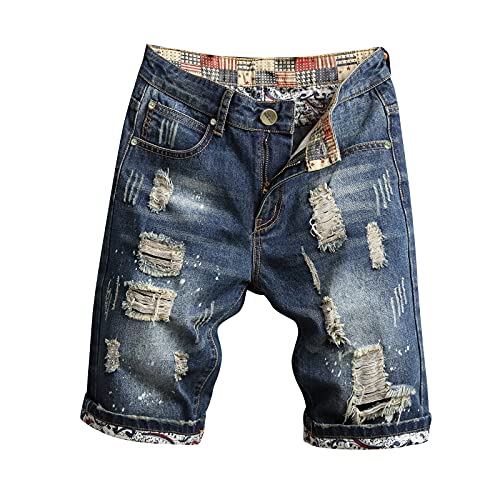 RRGEAR Jeans Shorts Herren | Kurze Hosen Herren Jeans | Shorts Herren für Outdoor | Jeans Kurz Herren | Shorts Herren | Herren Jeans Shorts | Kurze Hosen Herren Regular Slim von RRGEAR