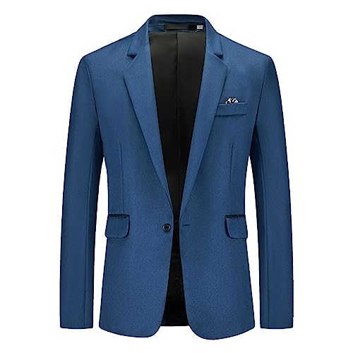 RRGEAR Sako für Herren Herren Smokingjacke Blazer Sakko Herren GroßE GrößEn Sakko Herren GroßE GrößEn AnzüGe FüR Herren für Hochzeit Party Festlich von RRGEAR