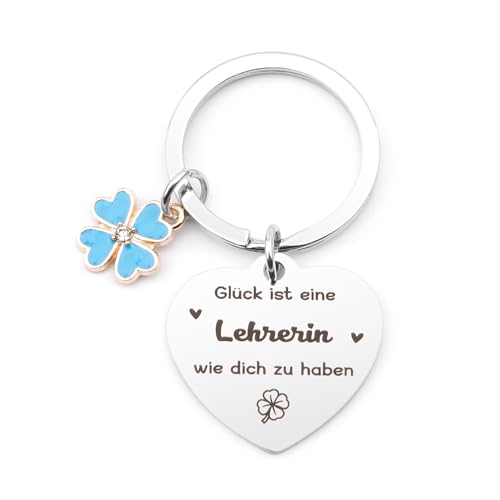 Abschiedsgeschenk Lehrerin,Lehrerin Geschenk,Abschiedsgeschenk Lehrerin Grundschule,Geschenke Zum Abschied Erzieher,Danke Lehrerin Geschenk,Schlüsselanhänger,Geschenk Für Lehrerin Weihnachten von RRIGETEN