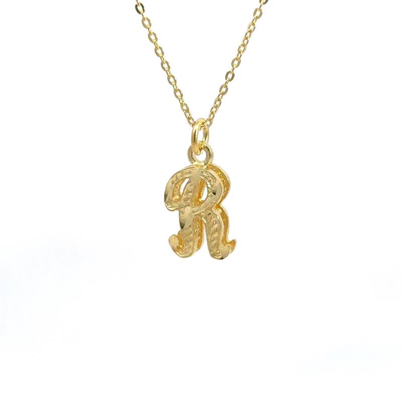 Facettierte Sterling Silber Halskette 3D Personalisierter Schmuck von RRJewels