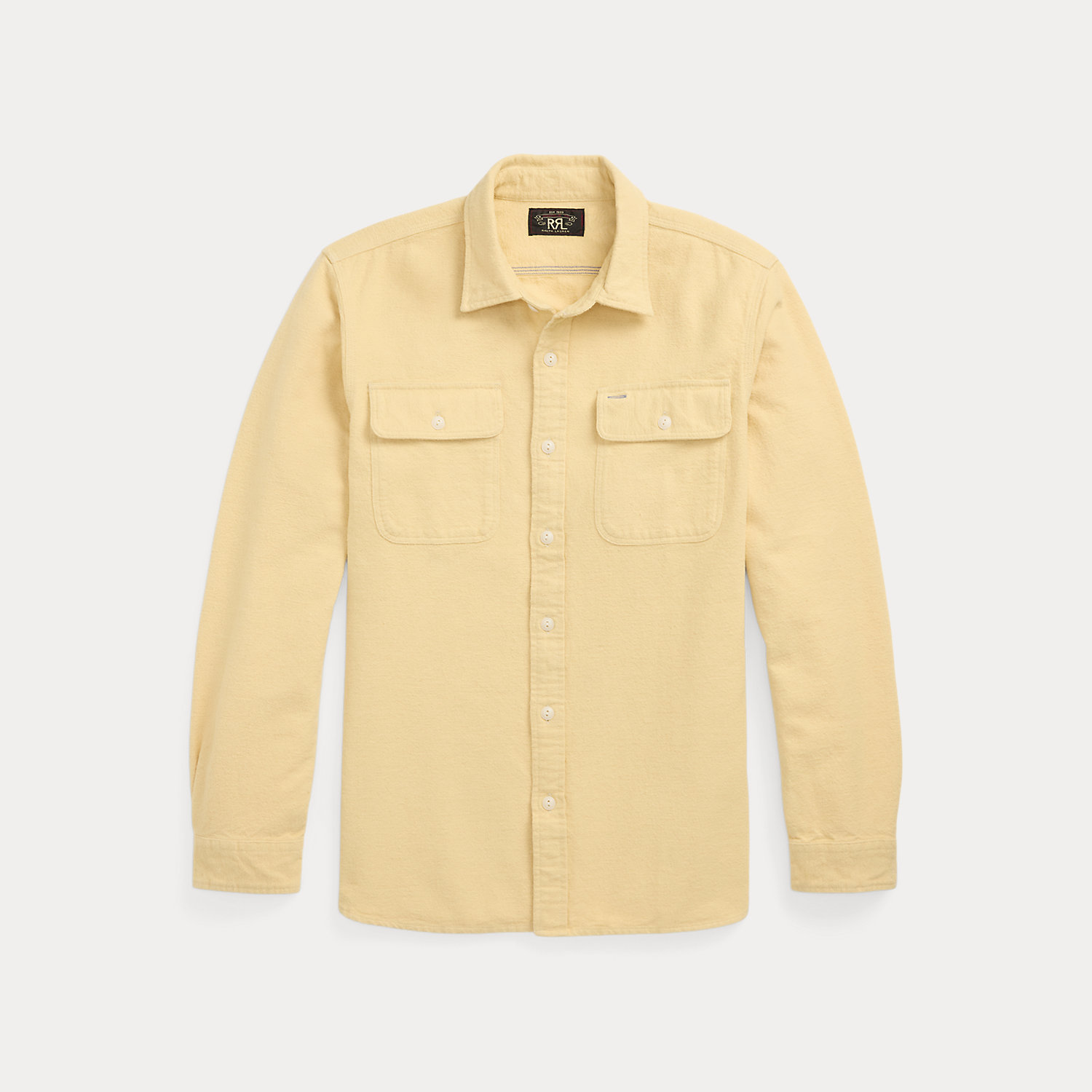 Angerautes Chamois-Arbeitshemd von RRL