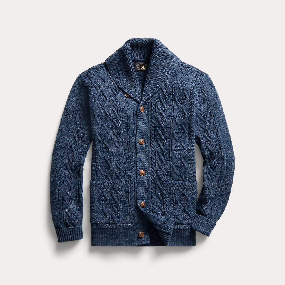 Aran-Strickjacke aus Baumwolle Aran-Strickjacke aus Baumwolle von RRL