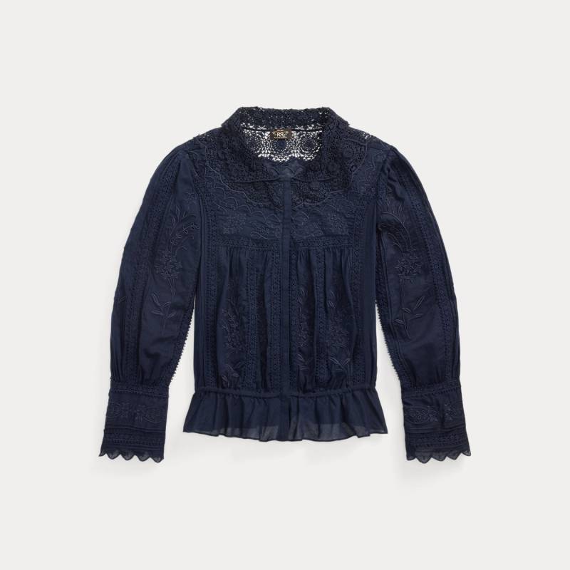 Bestickte Bluse aus Baumwollvoile von RRL