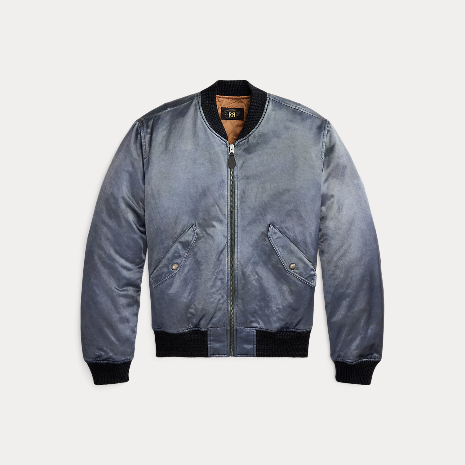 Bestickte Fliegerjacke aus Satin von RRL