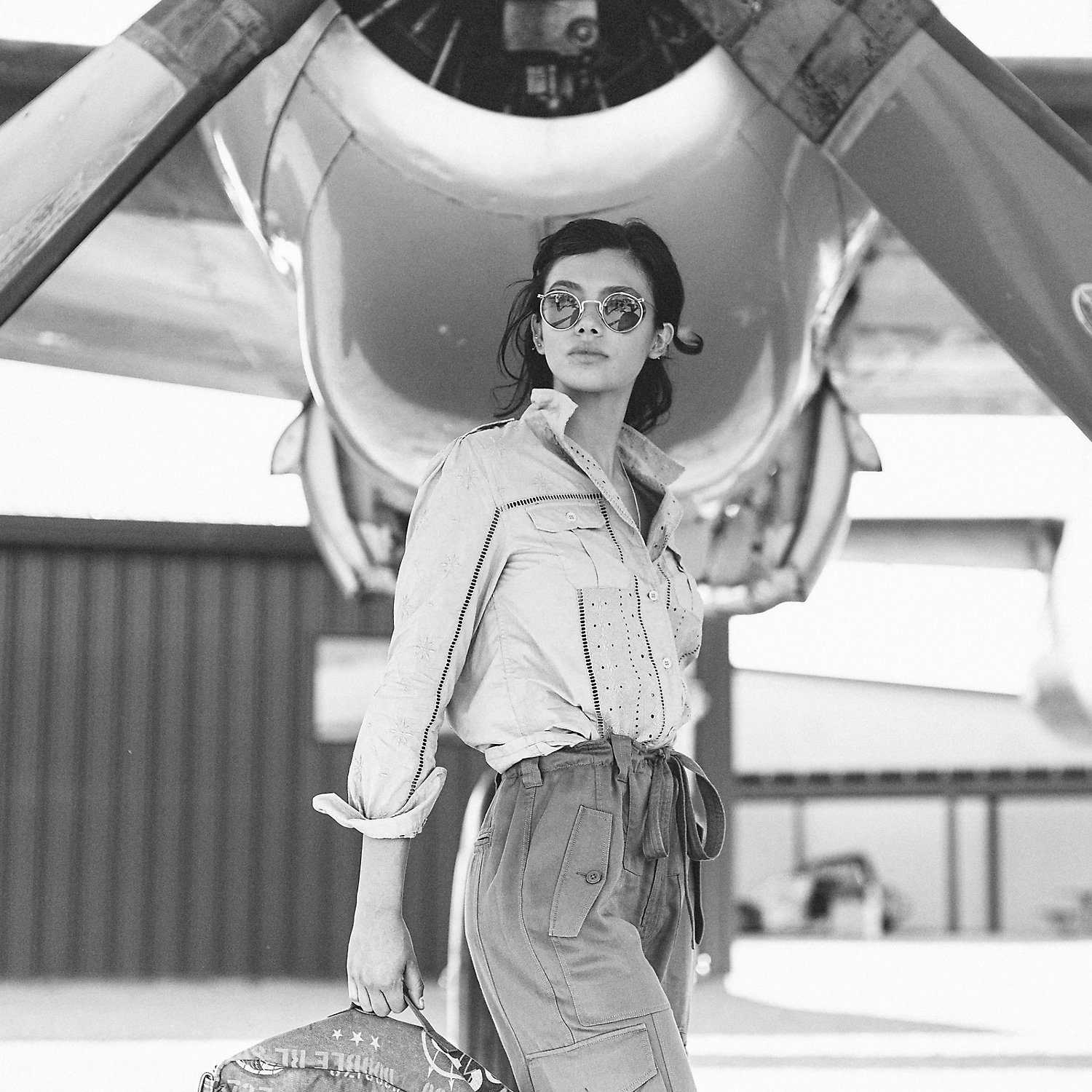 Besticktes Baumwollhemd von RRL