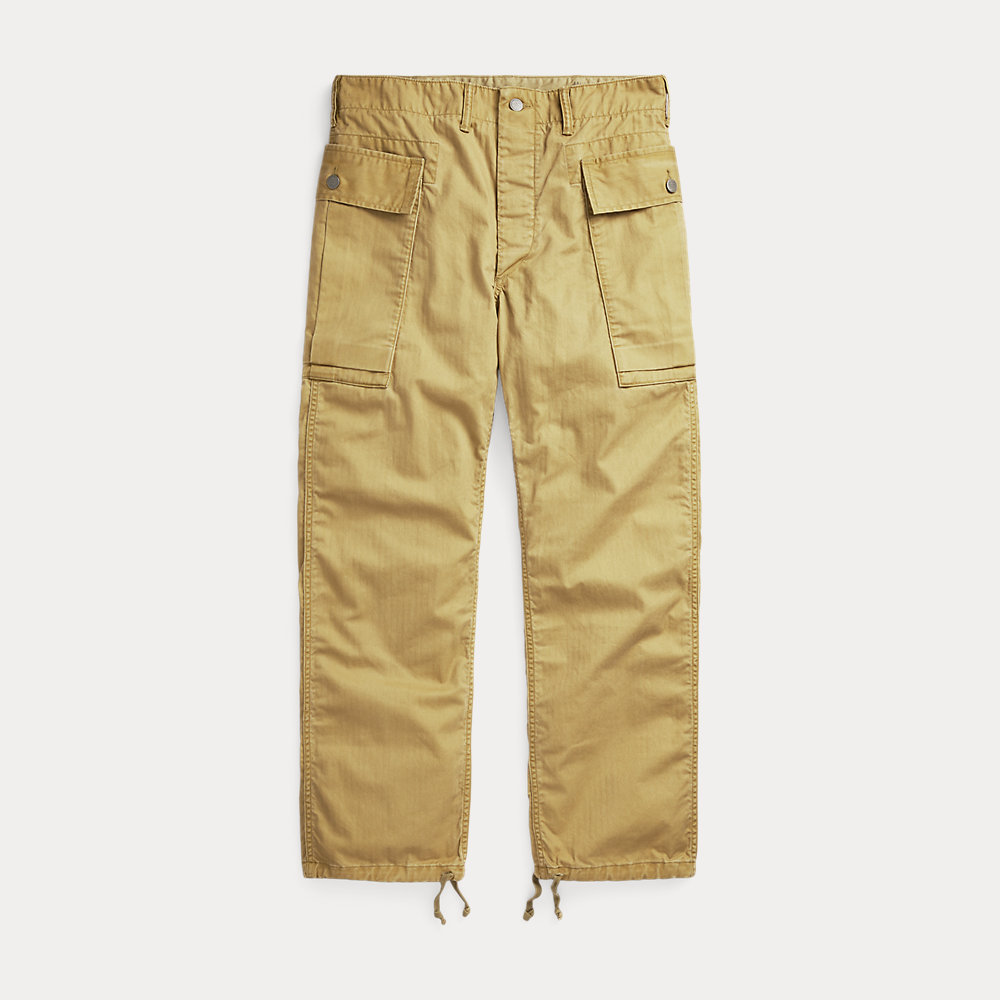 Cargohose aus Fischgrat-Twill von RRL