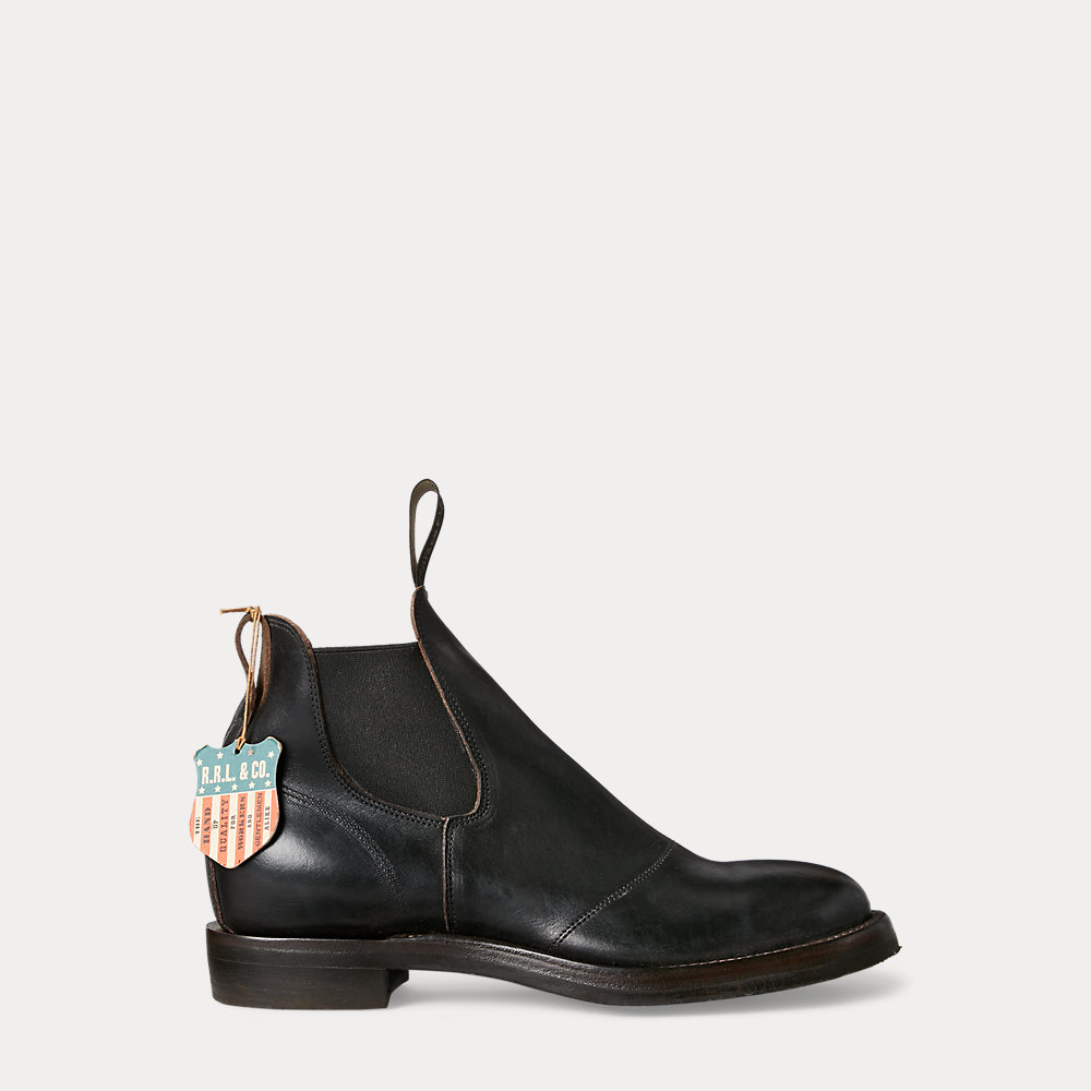 Chelsea-Stiefel aus handpoliertem Leder von RRL