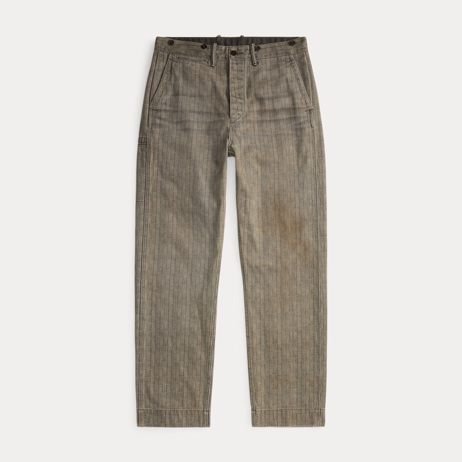 Engineer-Fit Hose mit Fischgratdruck von RRL